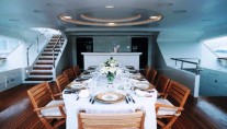 Yacht ALEXANDRA -  Upper Deck Dining